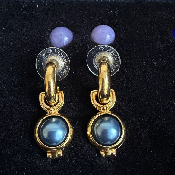 Joan Rivers Interchangeable Drop Earrings - Picture 2 of 8